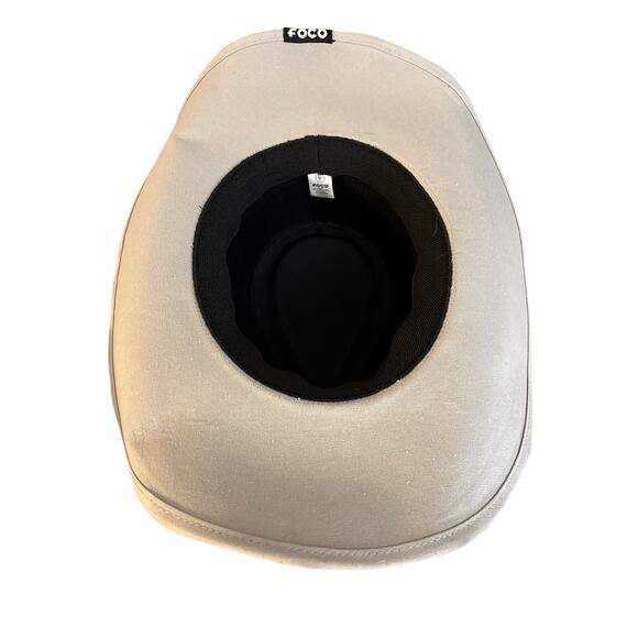 Las Vegas Raiders NFL Cowboy hat FOCO black grey OSFA football logo patch - Picture 4 of 6